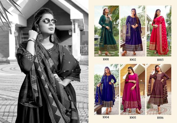 Jinesh Nx Akansha 1 Rayon Designer Kurti With Dupatta